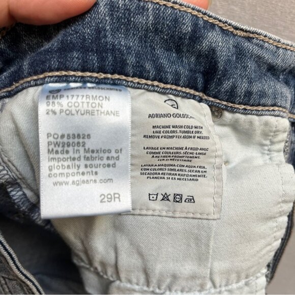 AG Adriano Goldschmied Farrah Skinny Ankle High rise Skinny Jeans Sz 29 - Picture 7 of 11